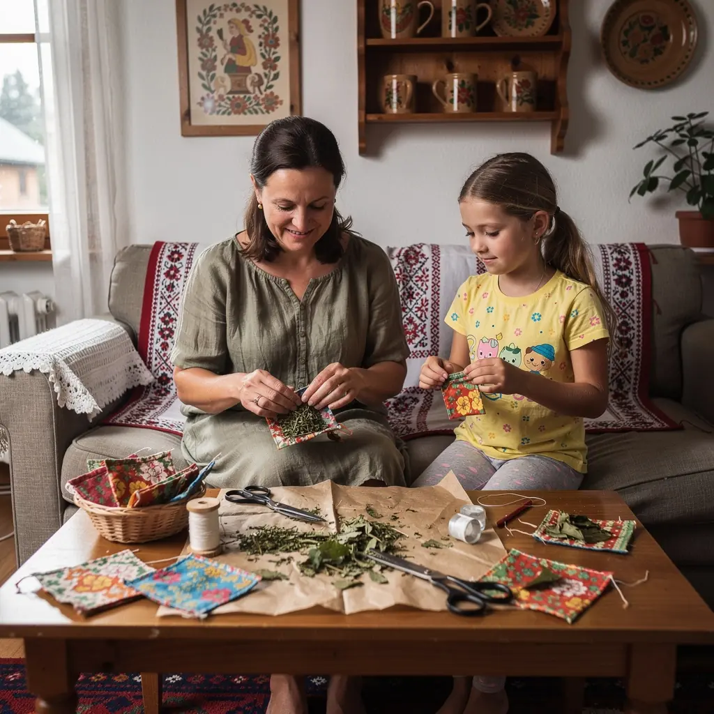 Šálka čaju z listov papáje s jemným zeleným nádychom na drevenom stole.