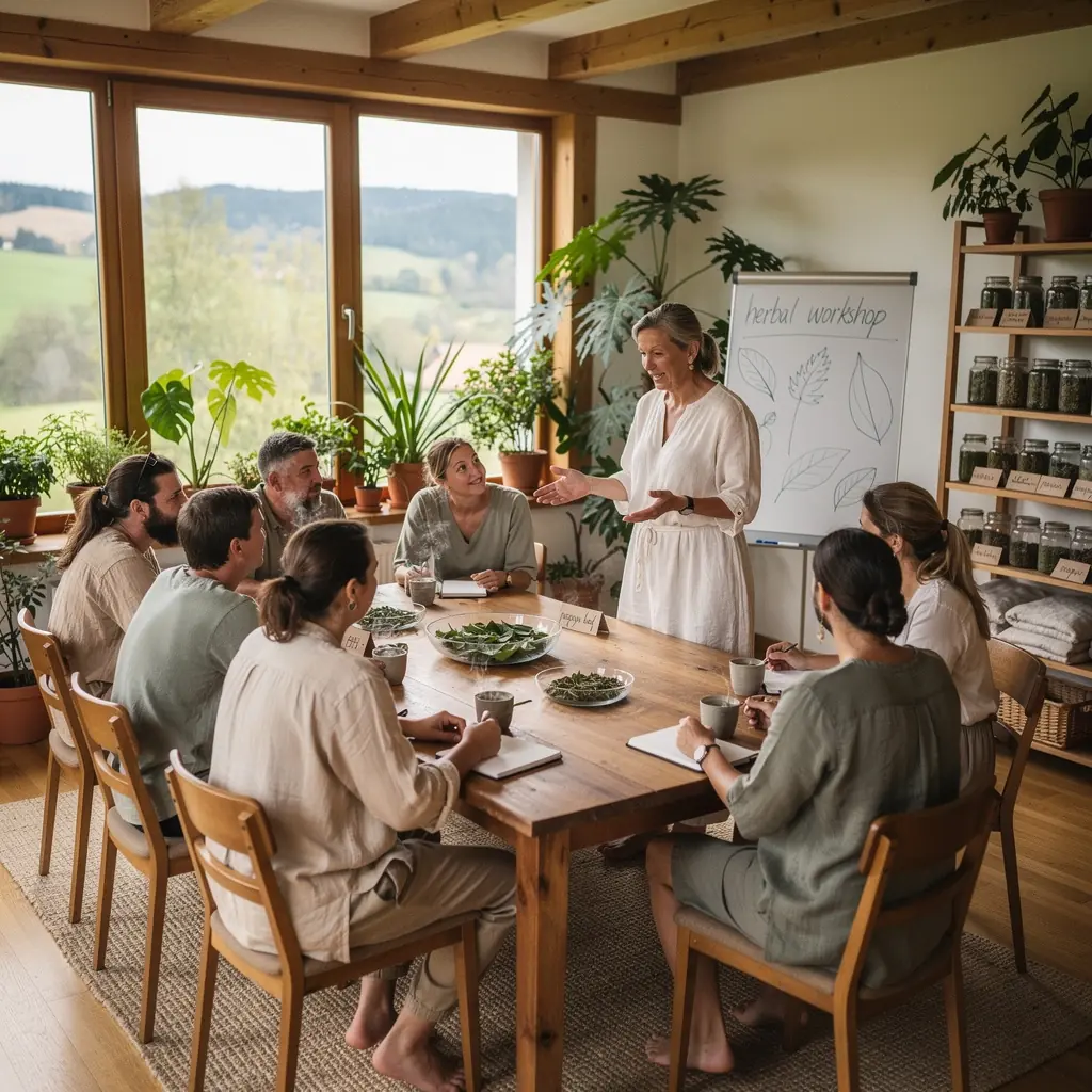 Čaj z papajových listov v šálke s jemnou zelenou farbou